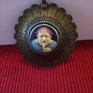 Handmade Vintage Brass Pendent